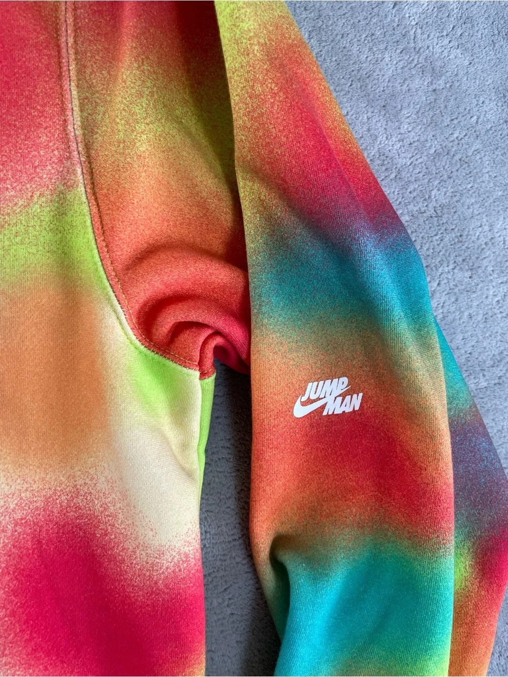 NIKE JORDAN FLIGHT MVP PULLOVER SWEATSHIRT HOODIE MULTICOLOR DV4587 MENS XXL